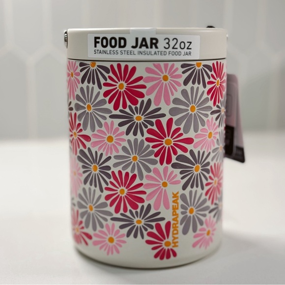 32oz Hydrapeak Floral Food Jar Thermos - Picture 7 of 8